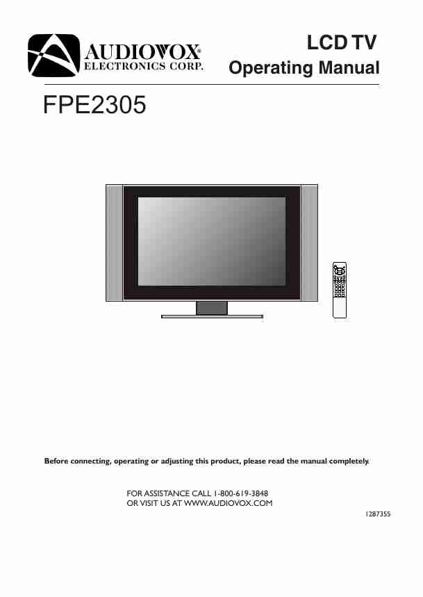 Audiovox Flat Panel Television FPE2305-page_pdf